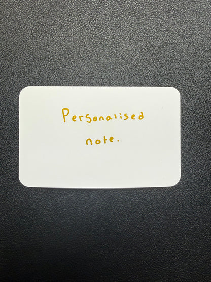 Personalised Note