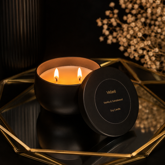 Velaré Sandalwood & Vanilla Soy Candle